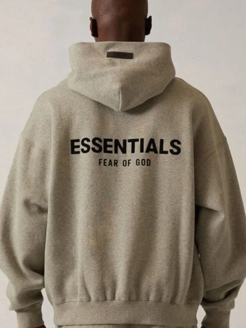 Essentials Fear Of God Grey Hooded Sweatshirt Men's M